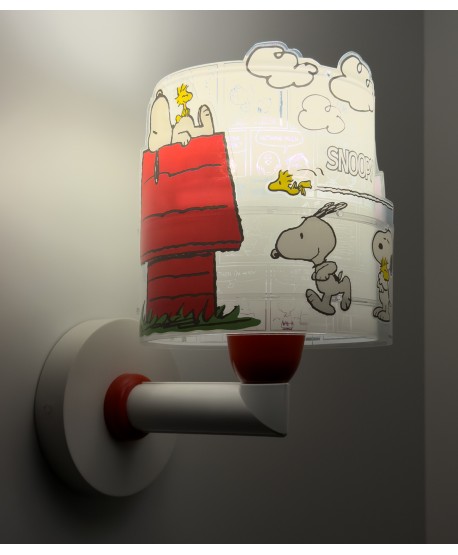 Aplique de pared infantil Snoopy
