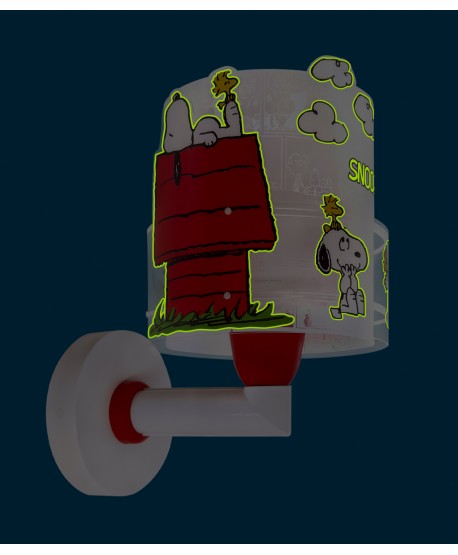 Aplique de pared infantil Snoopy
