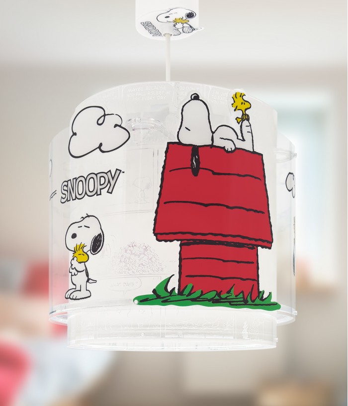 Lampada da soffitto a sospensione per bambini Snoopy