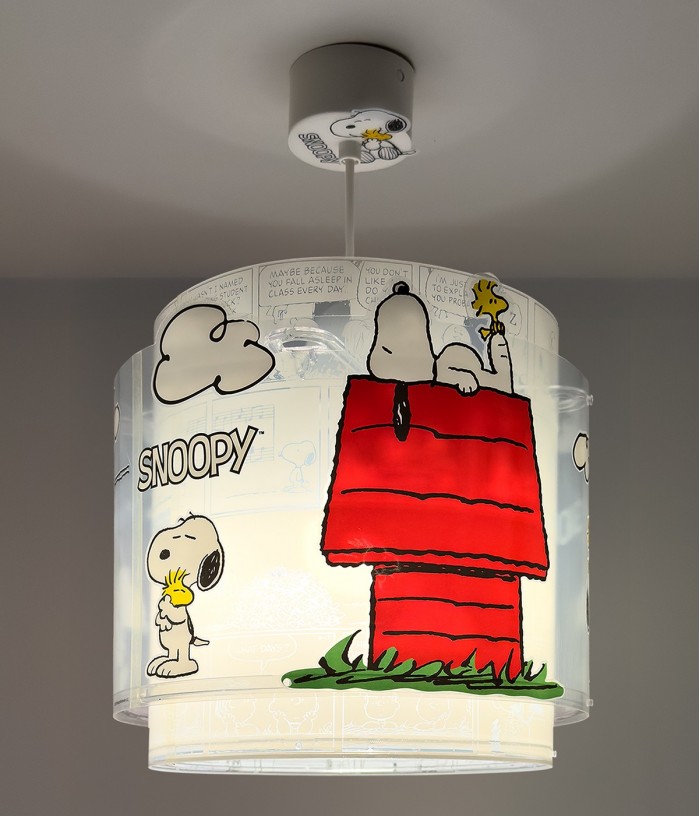 Lustre et lampe suspension pour enfants Snoopy