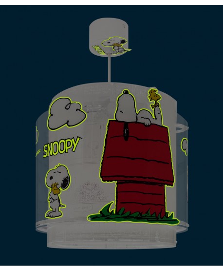 Lampada da soffitto a sospensione per bambini Snoopy