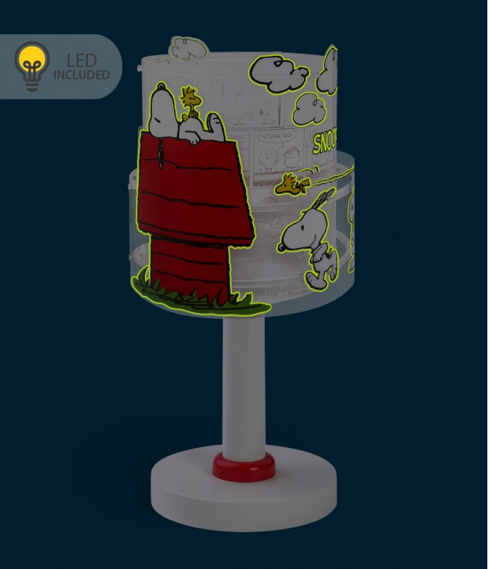 Lampada da comodino Luce notturna LED per bambini Snoopy