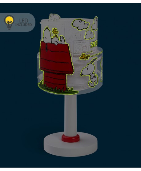Lampe de chevet Veilleuse LED pour enfants Snoopy