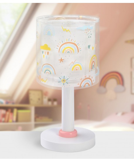 Lámpara de mesita infantil Rainbow Arcoíris