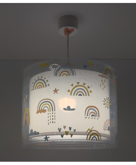 Lampada da soffitto a sospensione per bambini Rainbow Arcobaleno