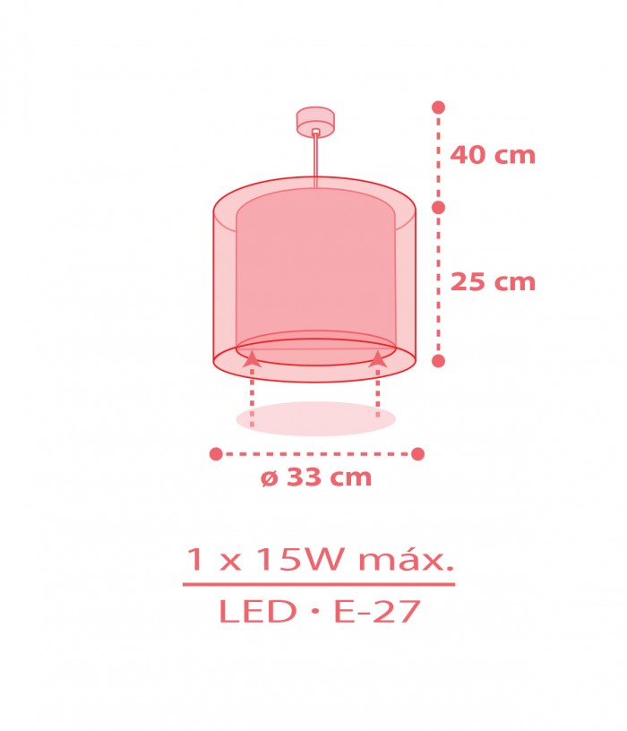 Children hanging lamp Rainbow