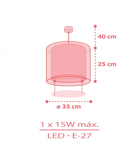 Lustre et lampe suspension pour enfants Rainbow Arc-en-ciel