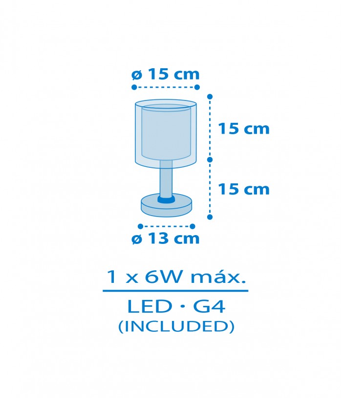Lampada da comodino Luce notturna LED per bambini Kids World mappa del mondo