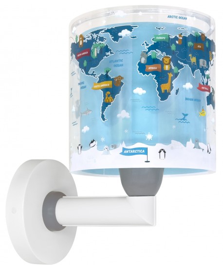 Applique per bambino Kids World Mappa del Mondo