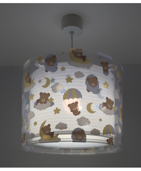 Children hanging lamp Baby Teddy Blue