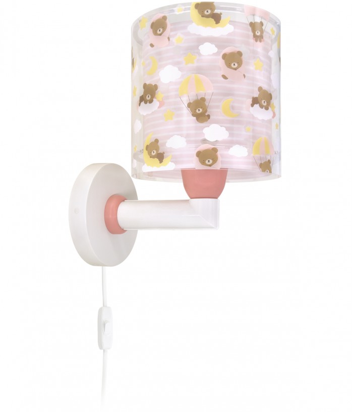 Applique murale pour enfants Baby Teddy Rose Ours