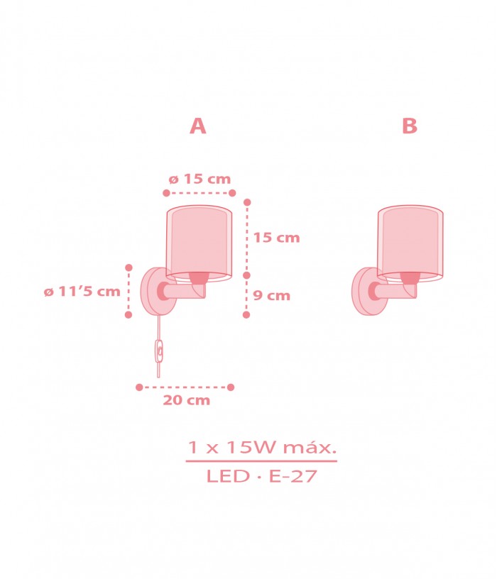 Applique per bambino Baby Teddy Rosa Orsetti