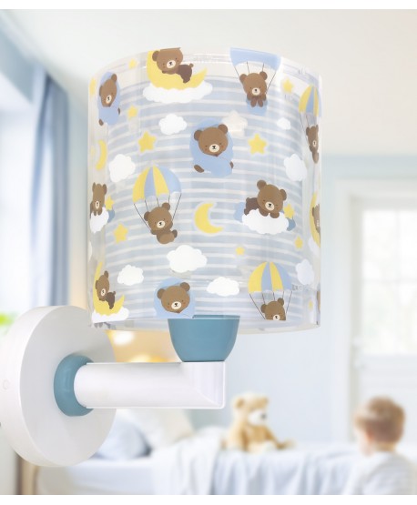 Applique per bambino Baby Teddy Blu Orsetti