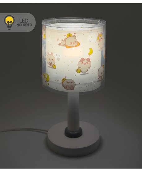 Table lamp LED nightlight for Kawaii Friends Animals Grey