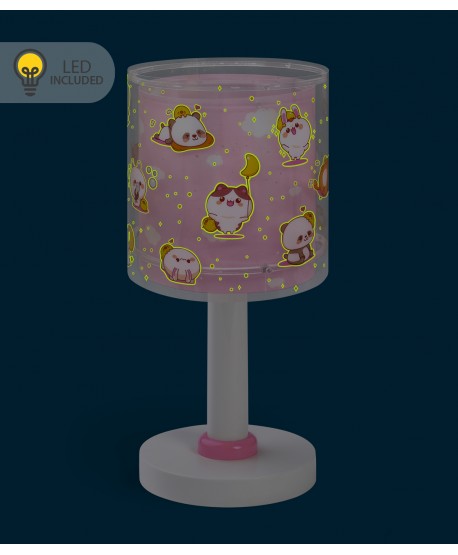 Table lamp LED nightlight for Kawaii Friends Animals Pink