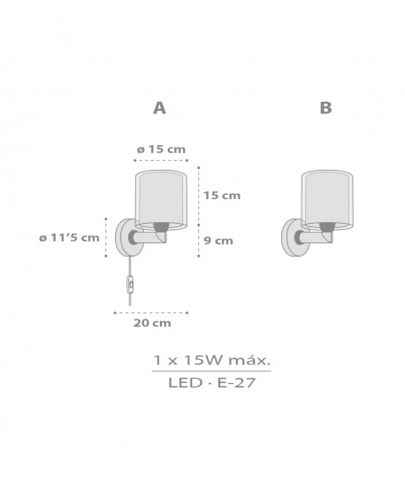 Applique murale pour enfants Kawaii Friends Gris Animaux