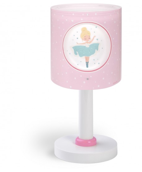 Candeeiro infantil Luz de presença LED de mesa Princess Dance princesas dançam
