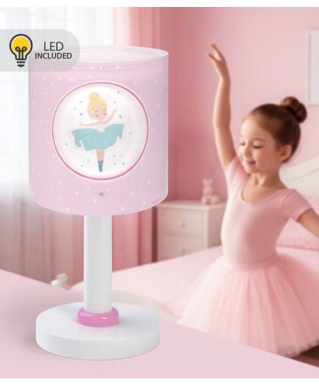 Lampada da comodino Luce notturna LED per bambini Princess Dance principesse danzano