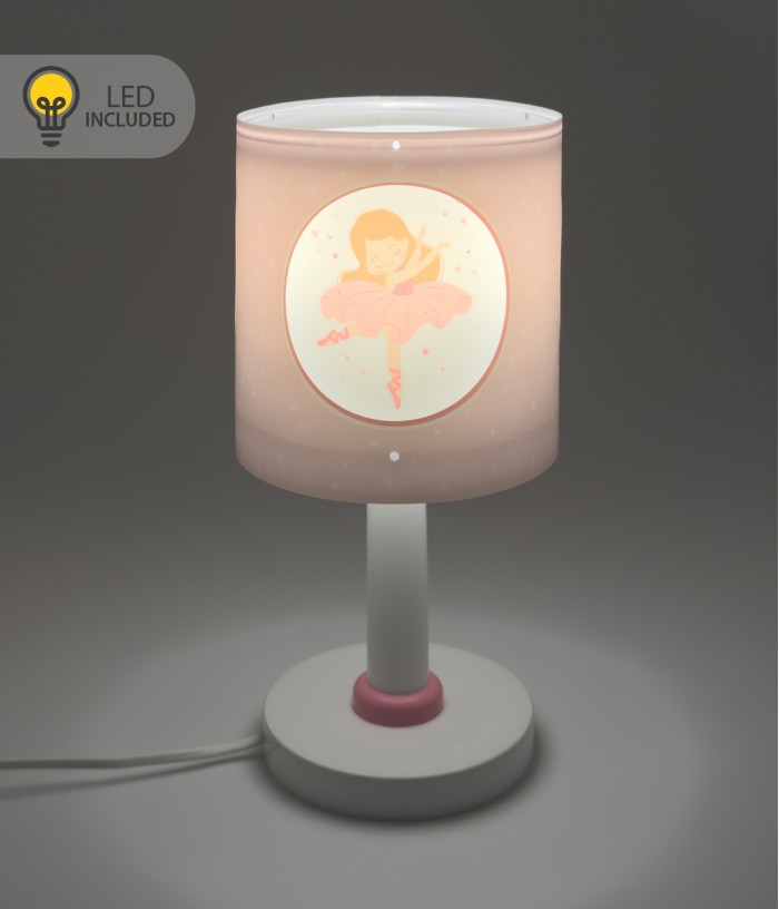 Lampe de chevet Veilleuse LED pour enfants Princess Dance pincesses dansent