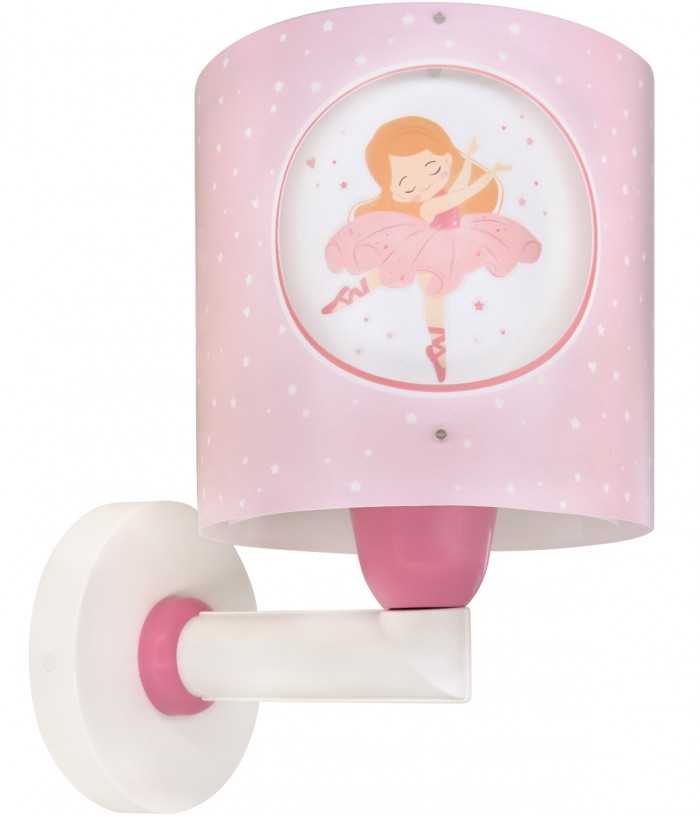 Candeeiro infantil de parede Princess Dance Bailarinas