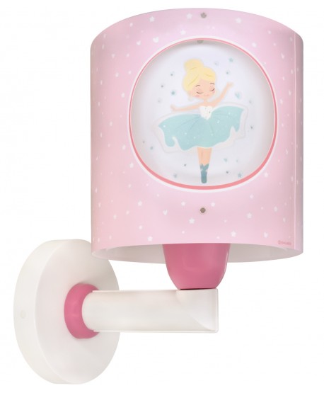 Candeeiro infantil de parede Princess Dance Bailarinas