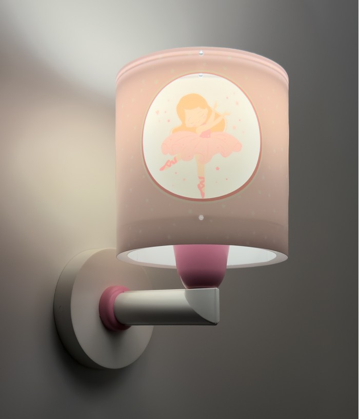 Aplique de pared infantil Princess Dance Bailarinas