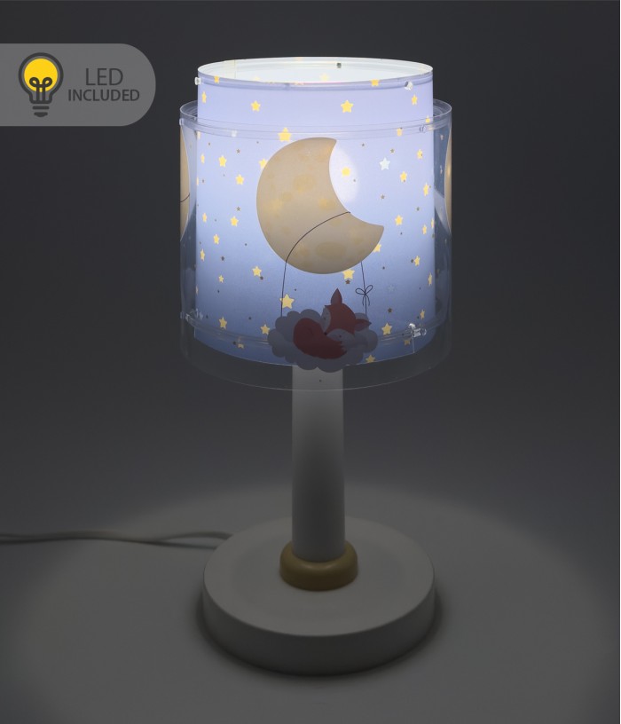 Lampe de chevet Veilleuse LED pour enfants Moon Dreams Lune