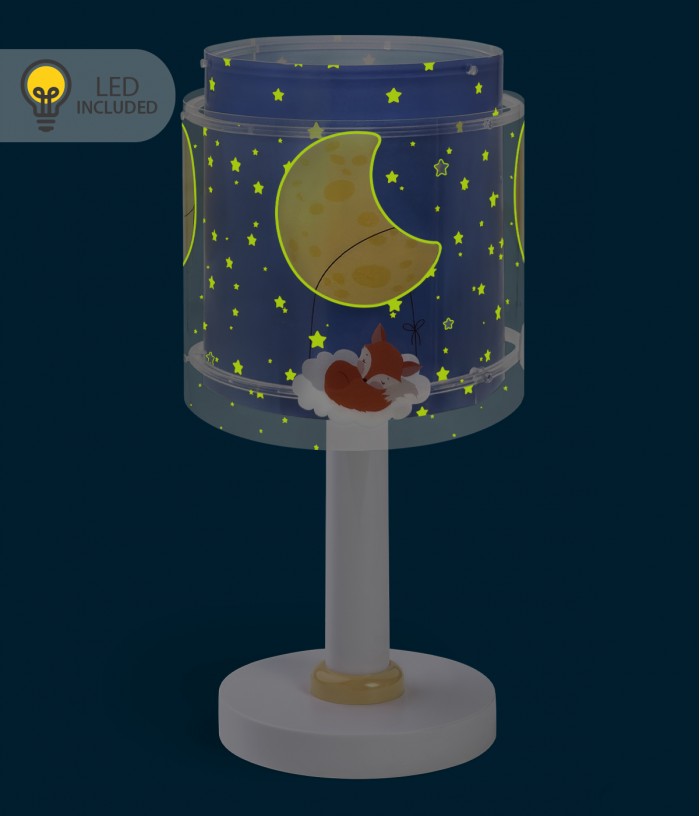 Lampe de chevet Veilleuse LED pour enfants Moon Dreams Lune