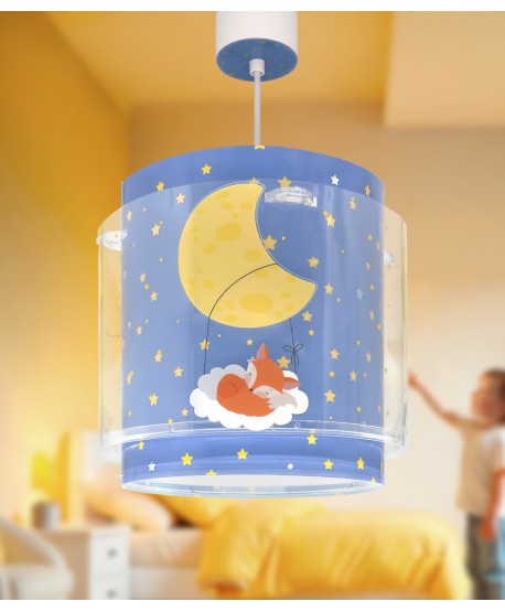 Lustre et lampe suspension pour enfants Moon Dreams Lune