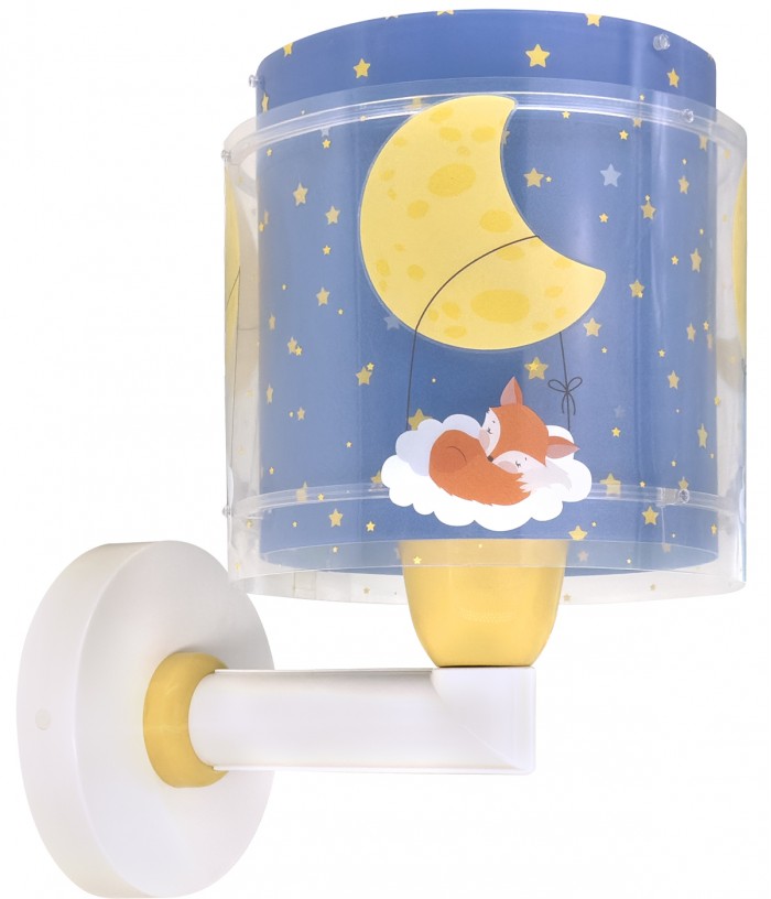 Candeeiro infantil de parede Moon Dreams Lua
