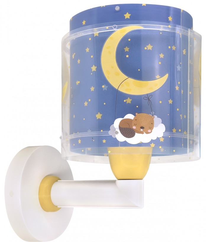 Candeeiro infantil de parede Moon Dreams Lua
