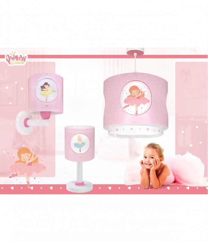 Applique murale pour enfants Princess Dance Ballerines