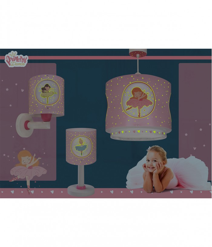 Wall lamp for Kids Princess Dance Ballerinas
