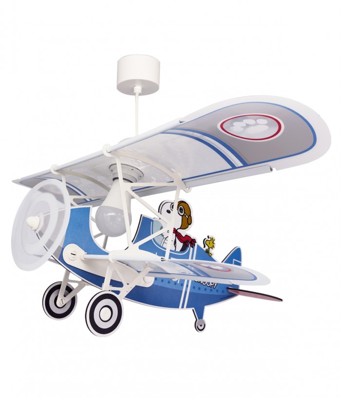 Children's hanging lamp airplane Snoopy