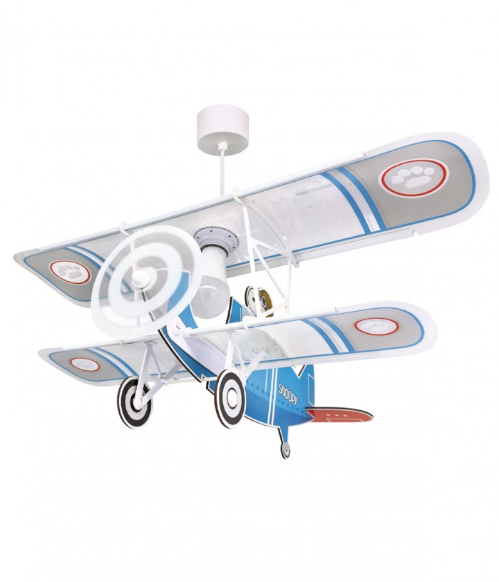 Children's hanging lamp airplane Snoopy