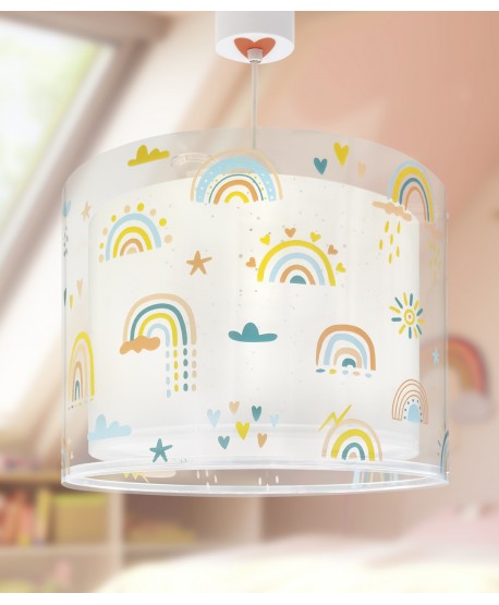 Lámpara de techo infantil Rainbow Arcoíris