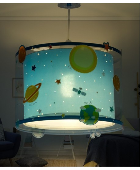Lampada da soffitto a sospensione per bambini Planets Pianeti sistema solare