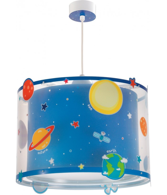 Lustre et lampe suspension enfant Planets Planètes système solaire