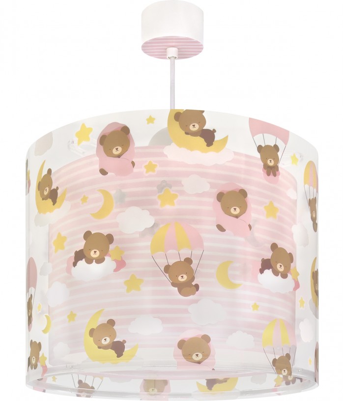 Lámpara de techo infantil Baby Teddy Rosa Ositos
