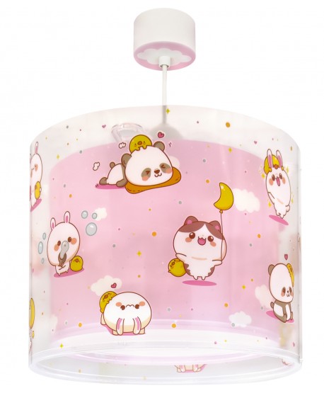 Children hanging lamp Kawaii Friends Pink Animals