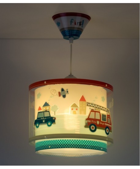 Children hanging lamp Police