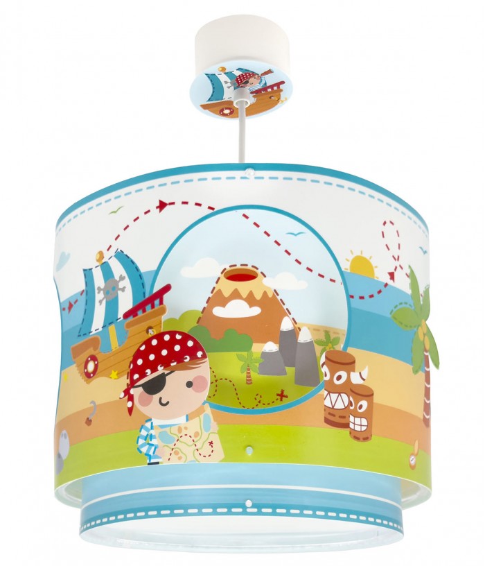 Lámpara de techo infantil Pirate Island Isla Pirata