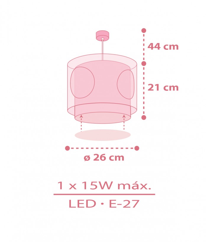 Lustre et lampe suspension pour enfants Princess Dance Ballerines