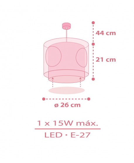 Lustre et lampe suspension pour enfants Princess Dance Ballerines