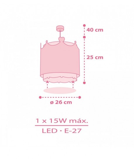 Children hanging lamp Little Queen