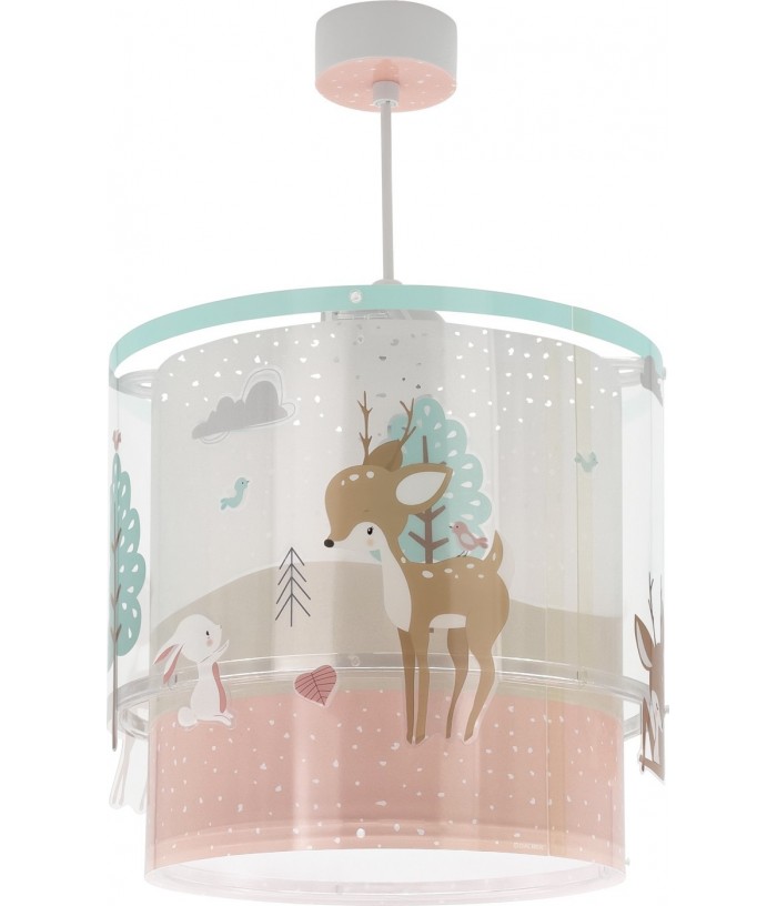 Lustre et lampe suspension enfant Loving Deer Cerf