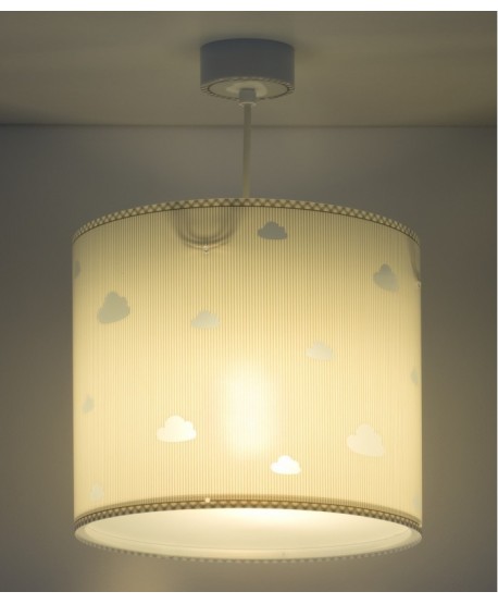 Lustre et lampe suspension enfant Sweet Dreams nuage gris