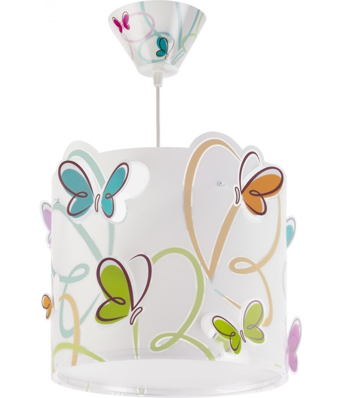 Lampada da soffitto a sospensione per bambini Butterfly Farfalla