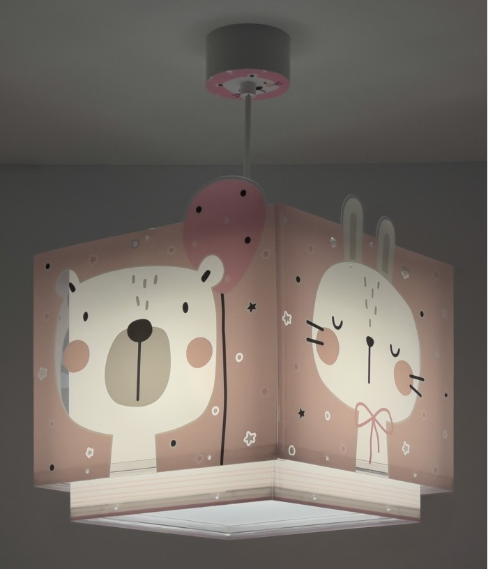 Children hanging lamp Baby Jungle pink