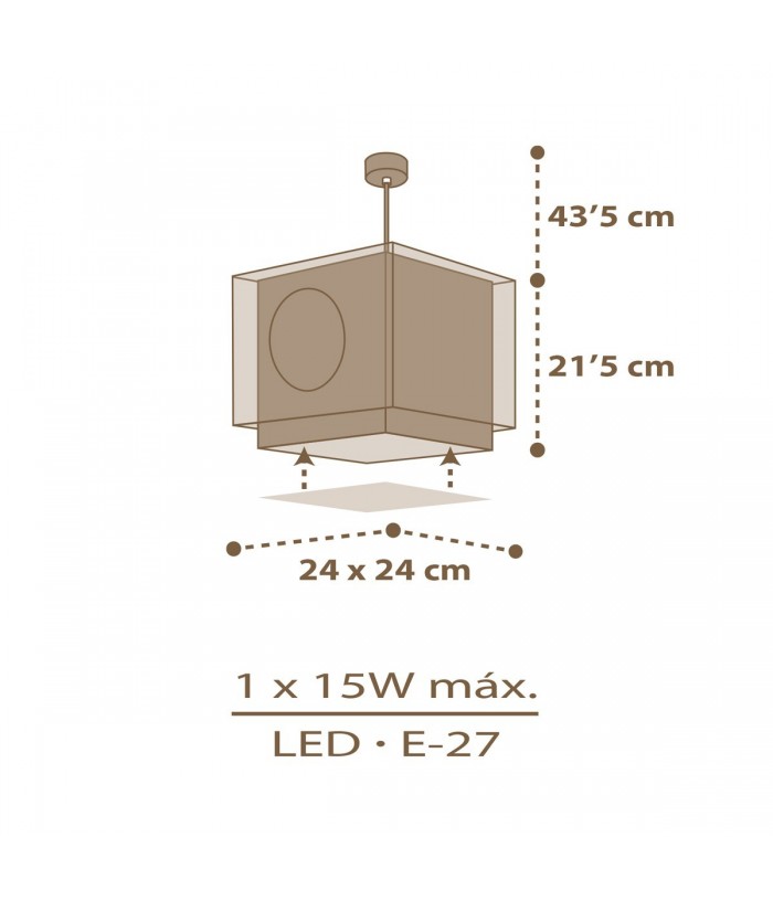 Lustre et lampe suspension enfant Good Night Hibou